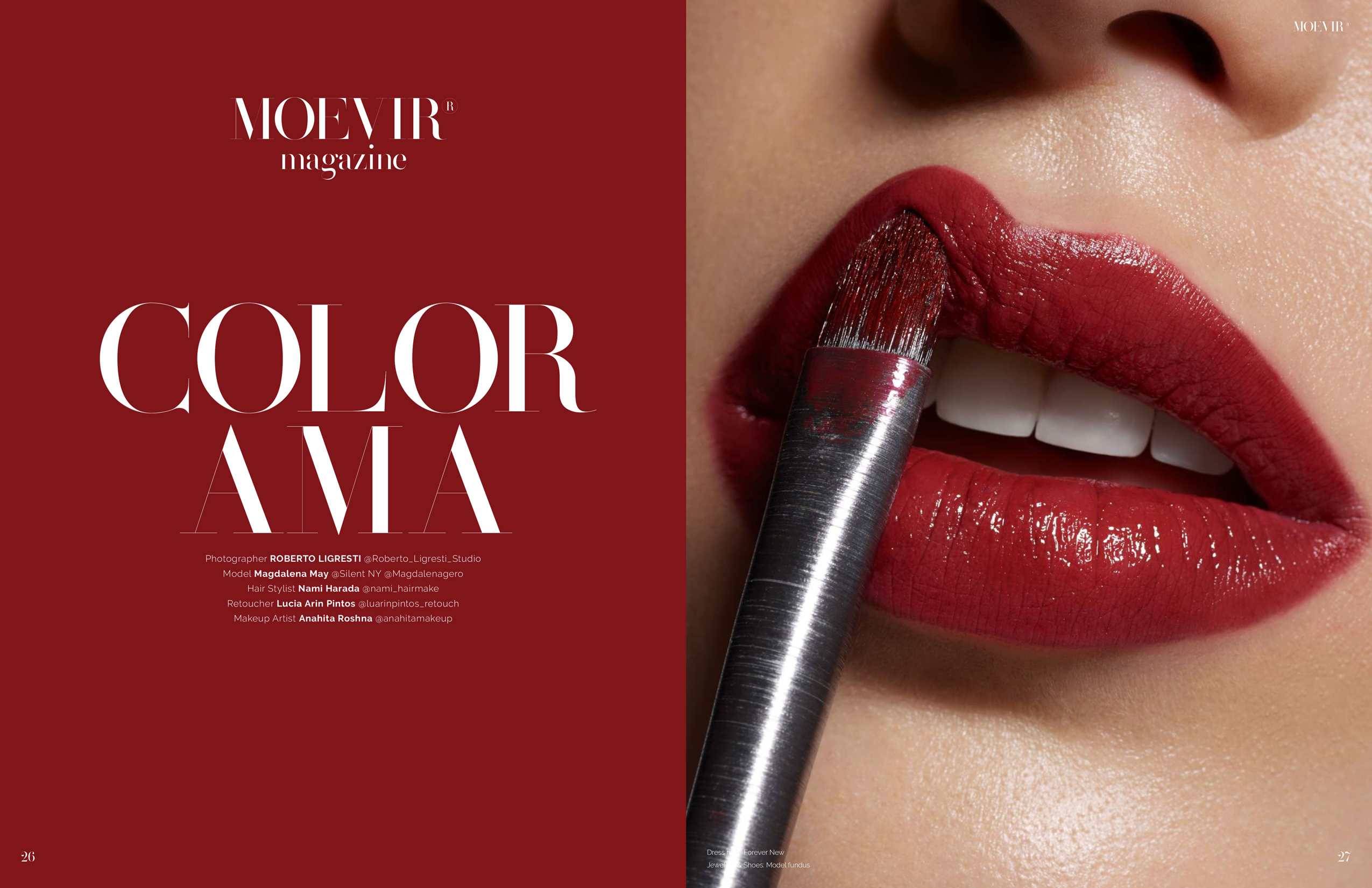 Retouch by Lucia Arin Pintos. Photo by Roberto Ligresti